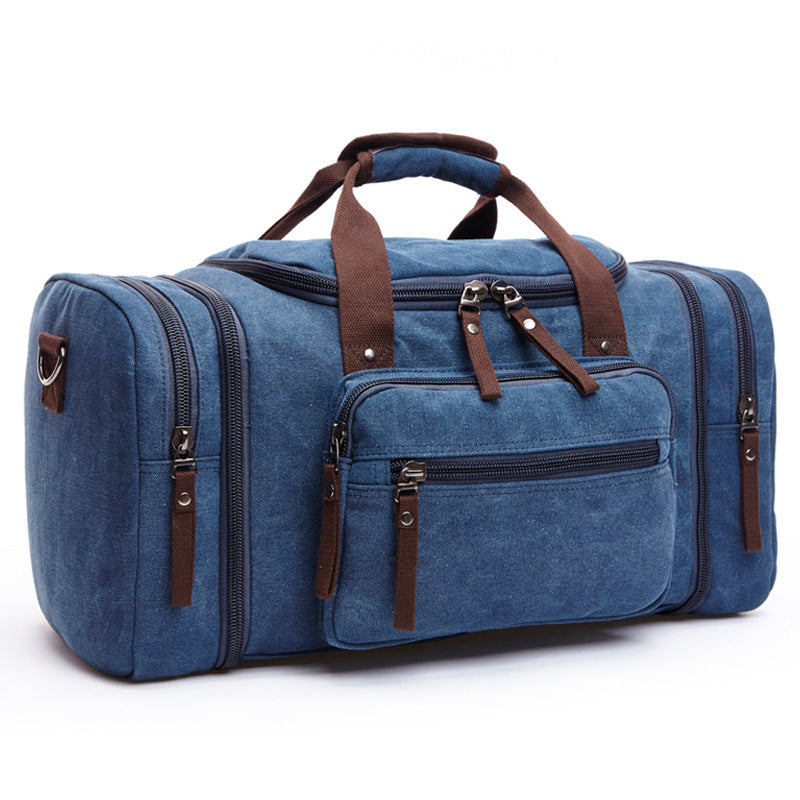 Canvas Travel Bag – Soft‑Handle Waterproof & Breathable Weekender Bag with Cotton Lining