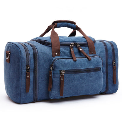 Canvas Travel Bag – Soft‑Handle Waterproof & Breathable Weekender Bag with Cotton Lining