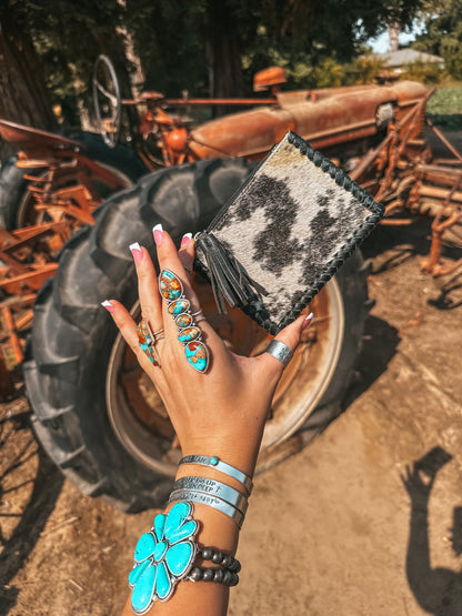 The Ryder Card Holder – Black Leather (Haute Southern Hyde by Beth Marie Exclusive)