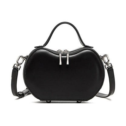 Creative Fruit Leather Shoulder Messenger Bag – Heartfelt Elegance Meets Urban Simplicity