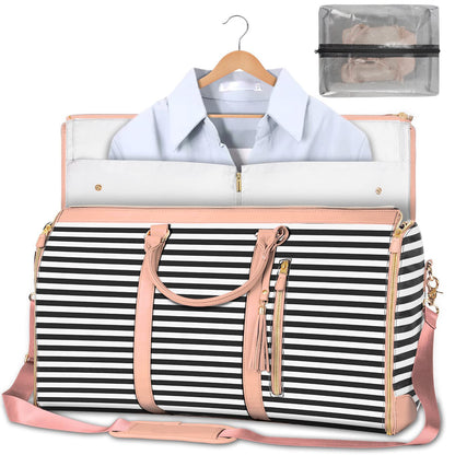 Large‑Capacity Travel Duffle Bag – Women’s Waterproof Folding Suit & Clothes Tote