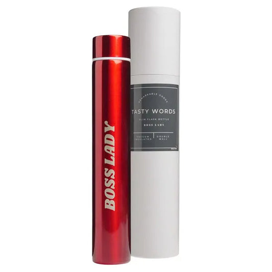 Tasty Words – 8 Oz Thermal Slim Vacuum Insulated Thermos