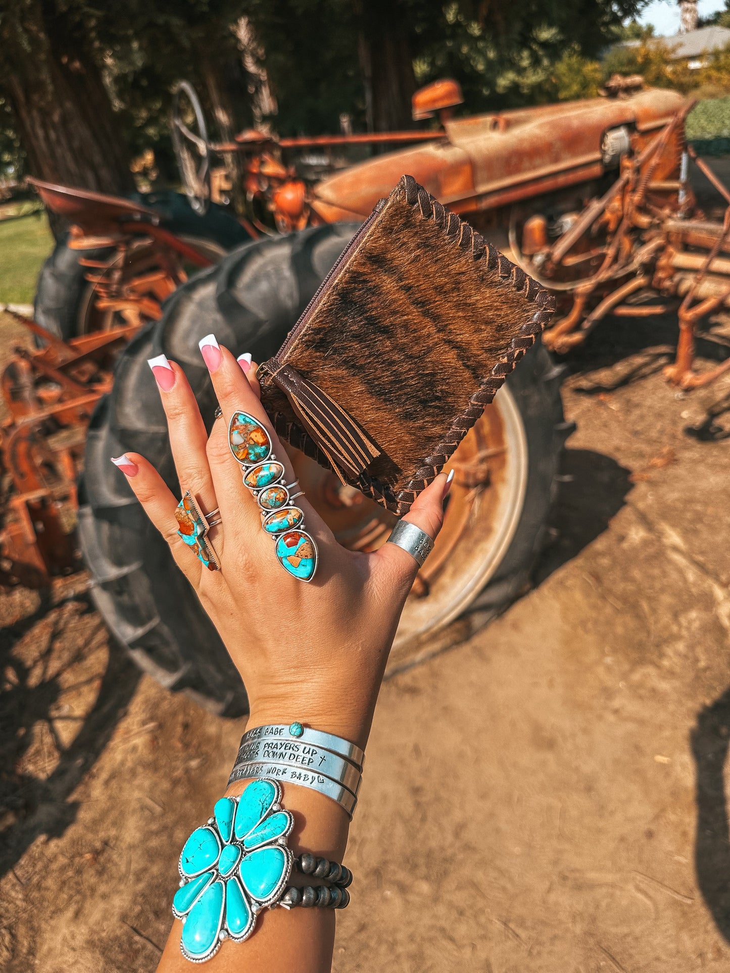 The Hazy Ryder Card Holder – Brown Leather (Haute Southern Hyde by Beth Marie Exclusive)