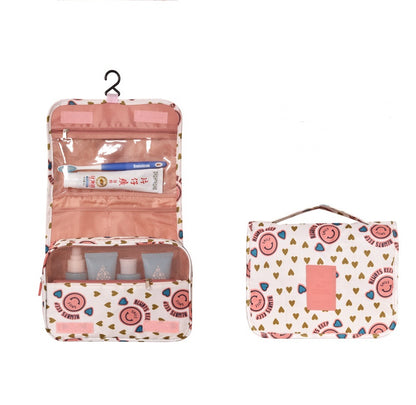 Travel Wash Bag – Compact Toiletry Organizer with Multiple Color & Pattern Options (24×20×9.5cm)