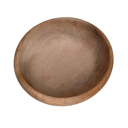Set of 6 Walnut Wood Bowls – Rustic Elegance for Your Table