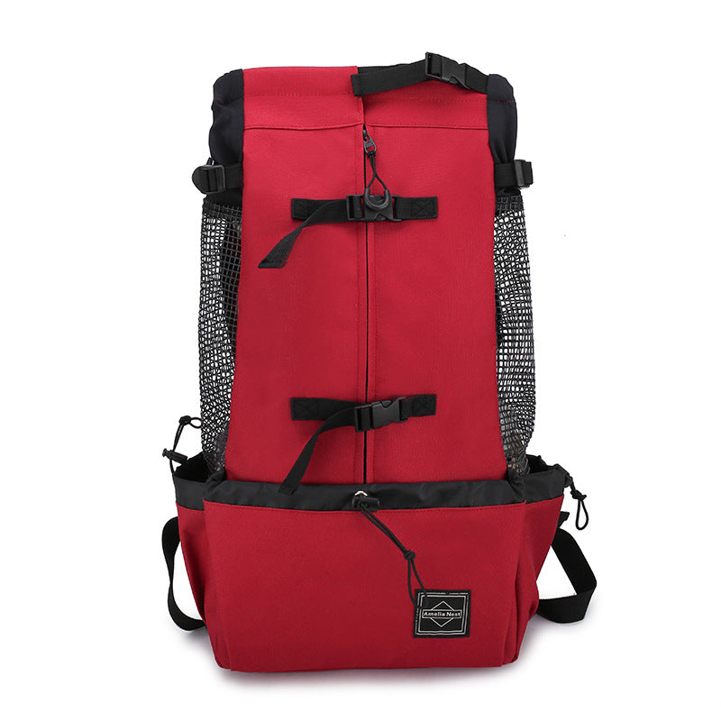 Pet Dog Carrier Bag Carrier For Dogs Double Shoulder Portable Travel Backpack Outdoor