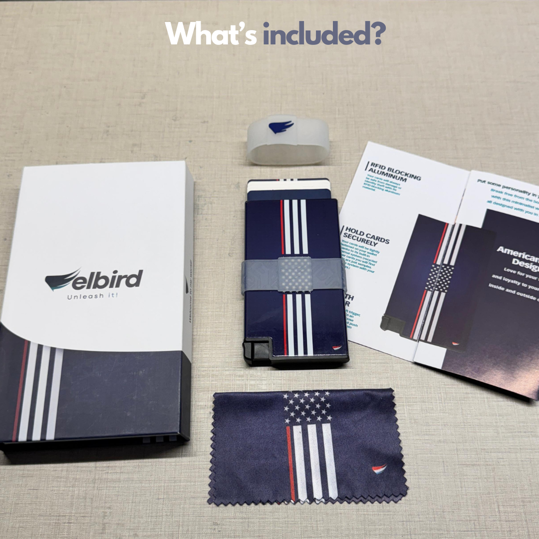 Ultra Slim Wallet RFID Blocking Premium Aluminum Card Holder W/Trigger to Slide Up Cards
