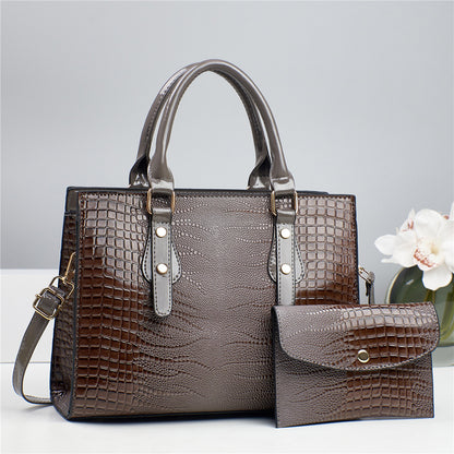 European And American New Commuter Shoulder Portable Crossbody Two-piece Bag