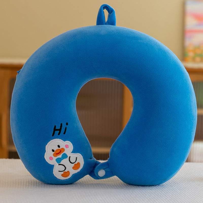 Plush Toy Cartoon Memory Cotton U-shaped Pillow