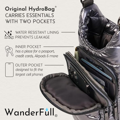 Pewter Glossy HydroBag® with Camo Strap