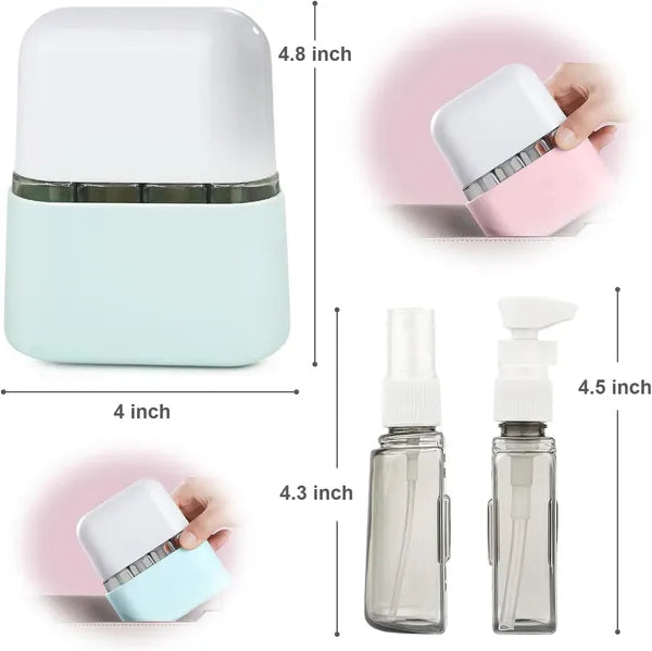 Travel Bottle Set – 8 Pack TSA Approved Leakproof Travel Size Containers