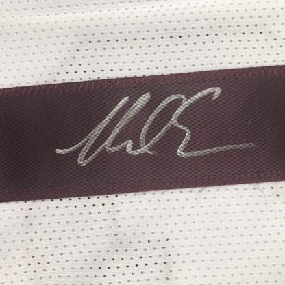 Framed Autographed/Signed Mike Evans 35x39 Texas A&M White College Football Jersey PSA/DNA COA