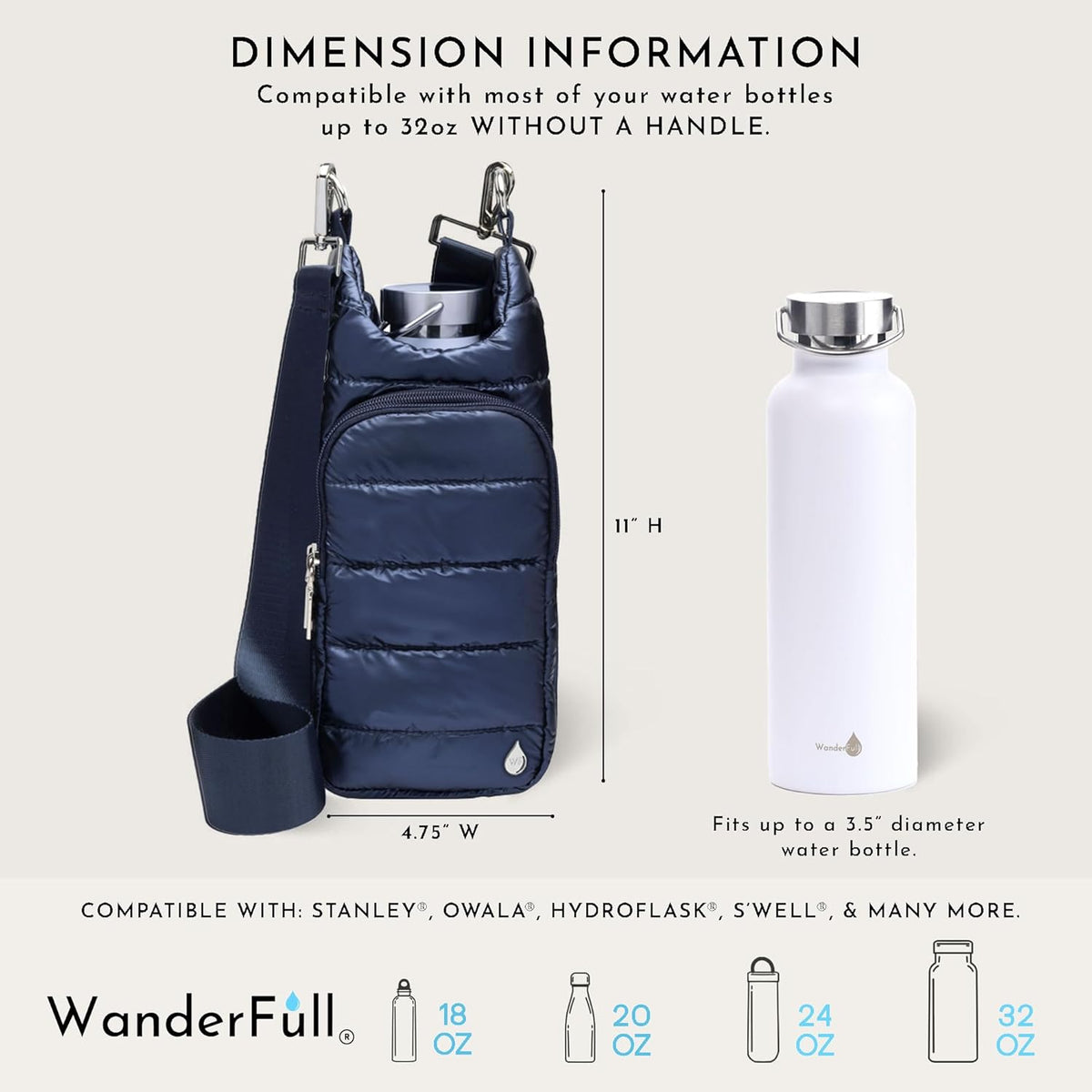 Navy Blue Shiny HydroBag®