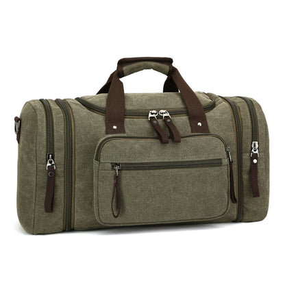 Canvas Travel Bag – Soft‑Handle Waterproof & Breathable Weekender Bag with Cotton Lining