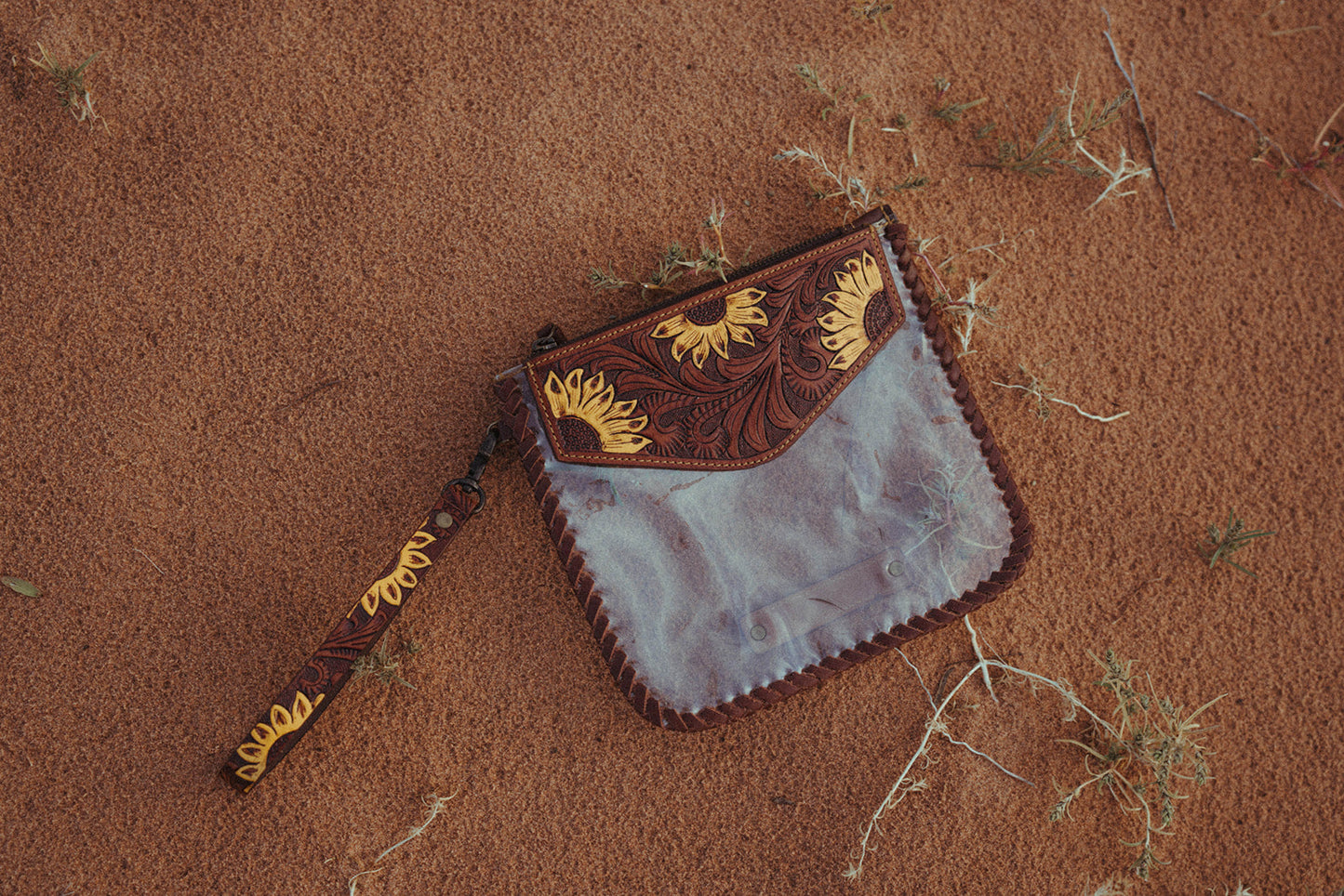 The Sunflower Fields Clear Bag – Haute Southern Hyde by Beth Marie Exclusive