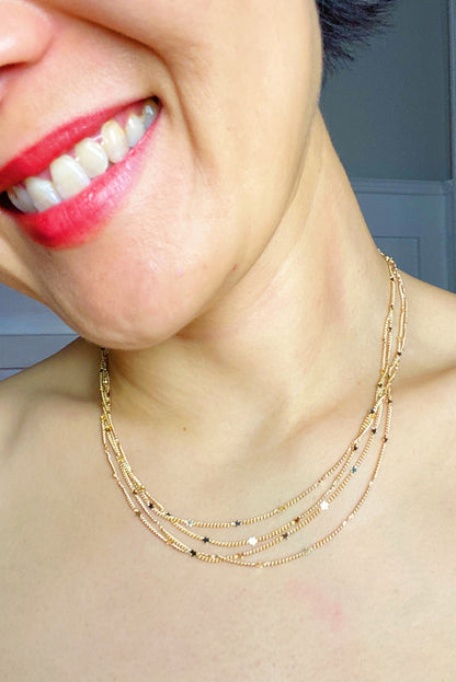 Show Me The Ways Necklace, Gold