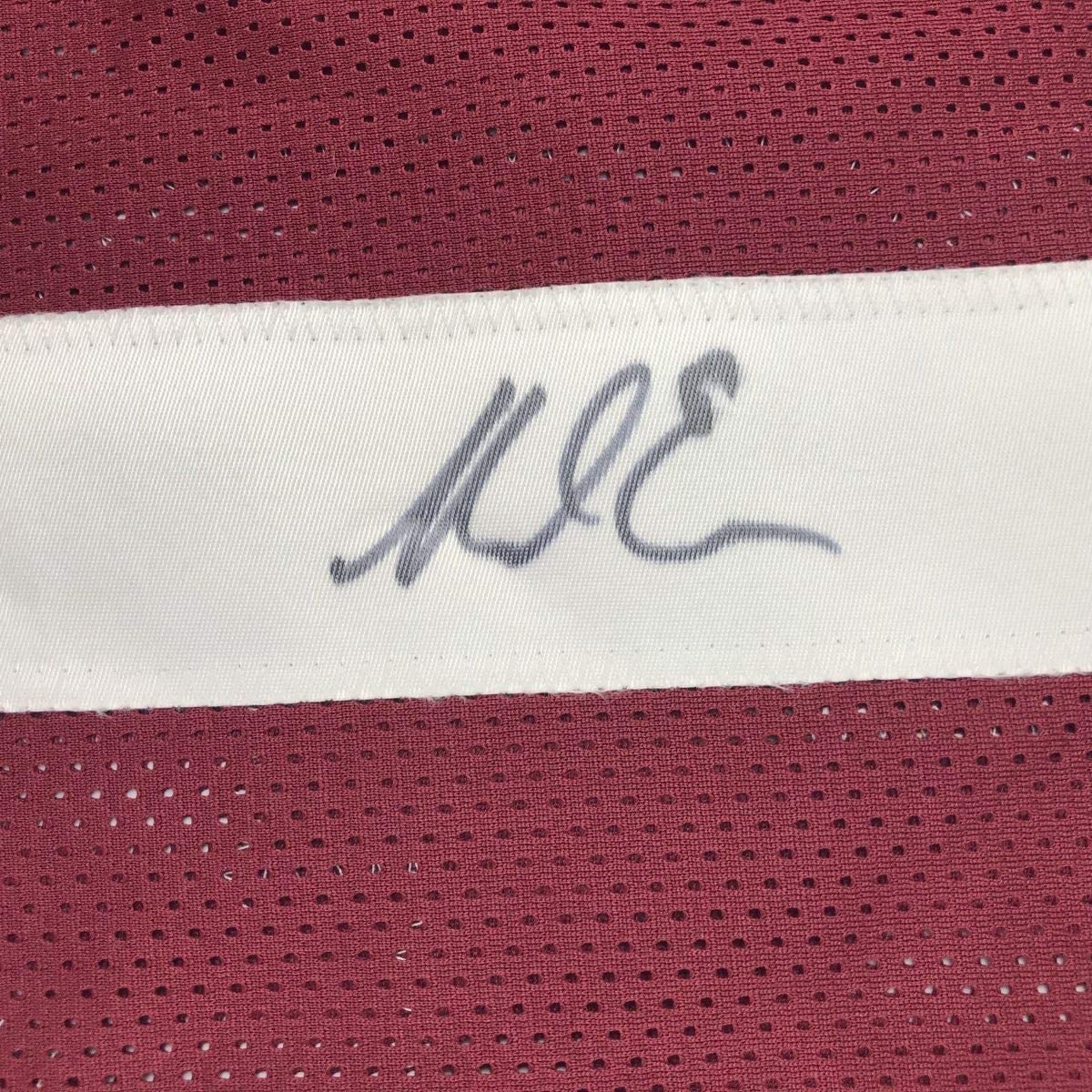 Framed Autographed/Signed Mike Evans 35x39 Texas A&M Maroon College Football Jersey PSA/DNA COA