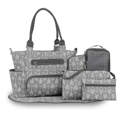 8‑Piece Baby Diaper Bag Set – Multifunctional Nappy Bags for Mom & Dad