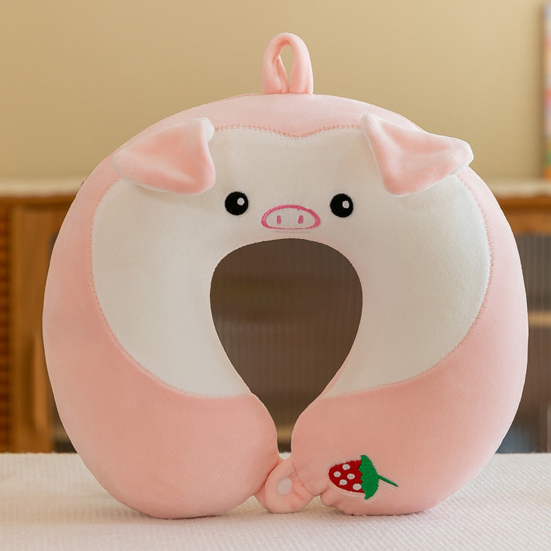 Plush Toy Cartoon Memory Cotton U-shaped Pillow