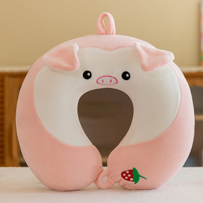Plush Toy Cartoon Memory Cotton U-shaped Pillow