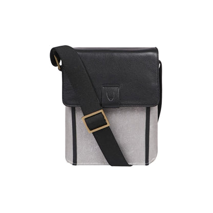 Aiden Genuine Leather and Canvas Mini Crossbody Men/Women Messenger/Travel Bag