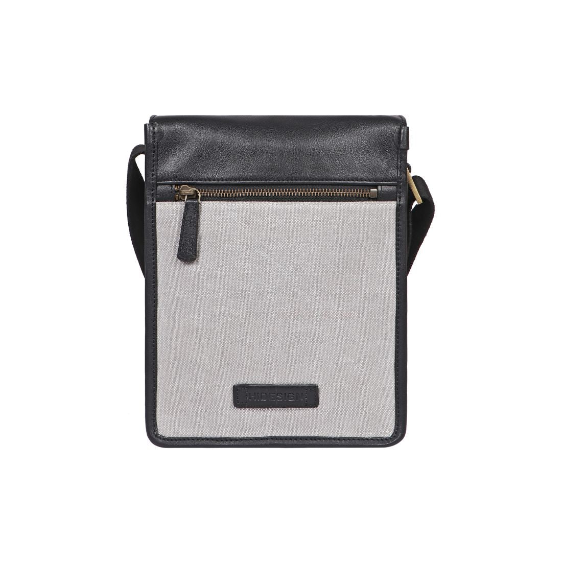Aiden Genuine Leather and Canvas Mini Crossbody Men/Women Messenger/Travel Bag