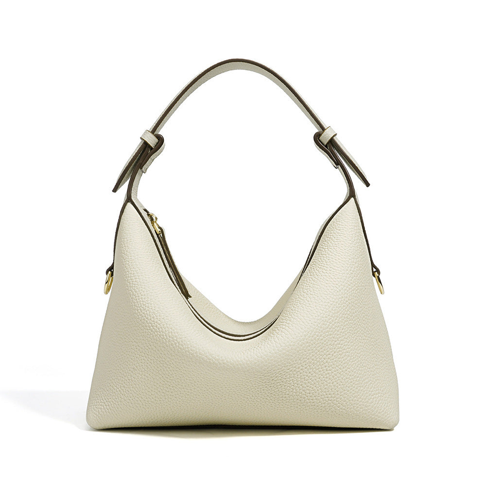 Genuine Leather Dumpling Crossbody Bag Advanced Sense - Women's All-match Commute Women's