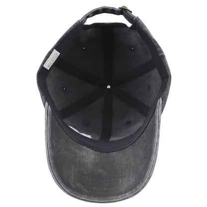 Football Heart Baseball Cap – Unisex Vintage Washed Hat for Football Fans