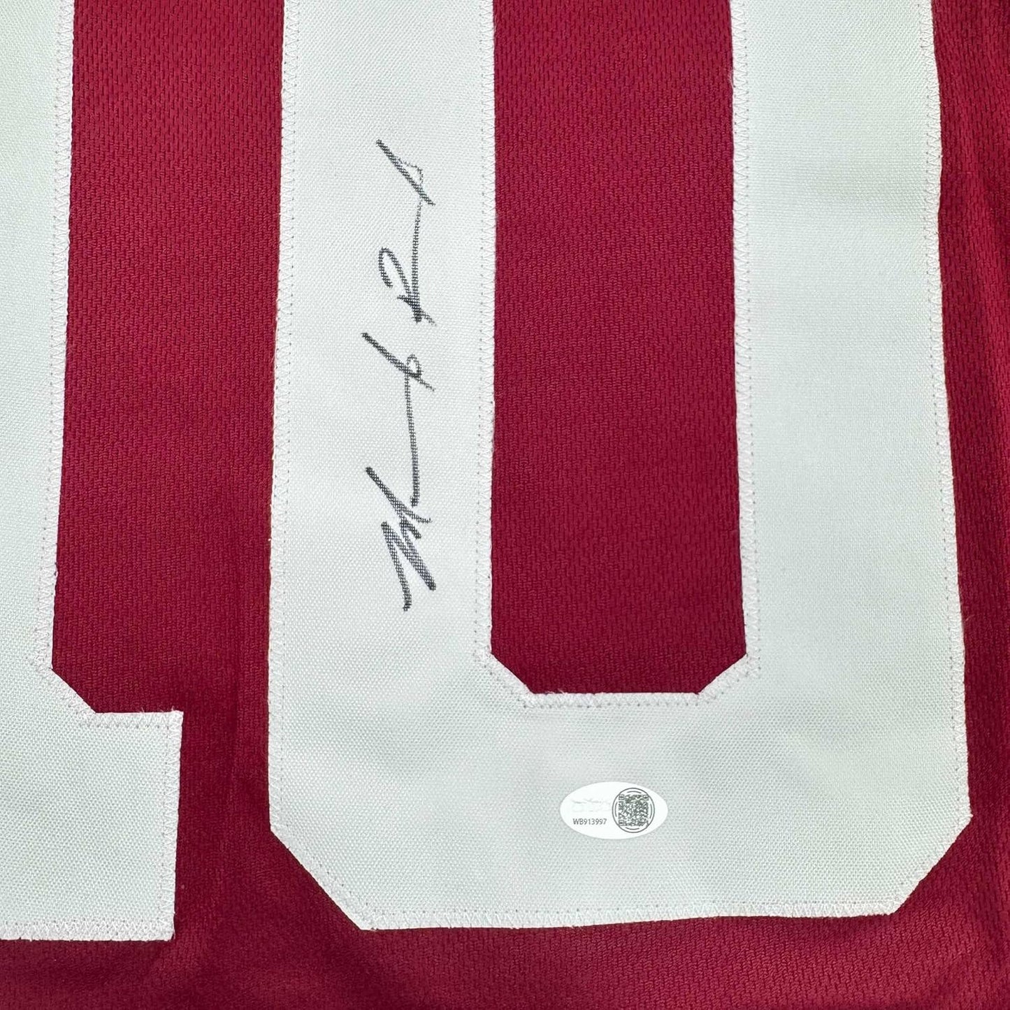 Framed Autographed/Signed Marcel Reed 35x39 Texas A&M Maroon College Football Jersey JSA COA