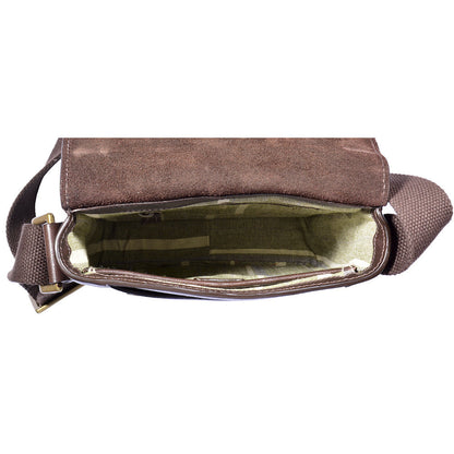 Aiden Genuine Leather Mini Crossbody Men/Women Messenger Bag/Travel Bag