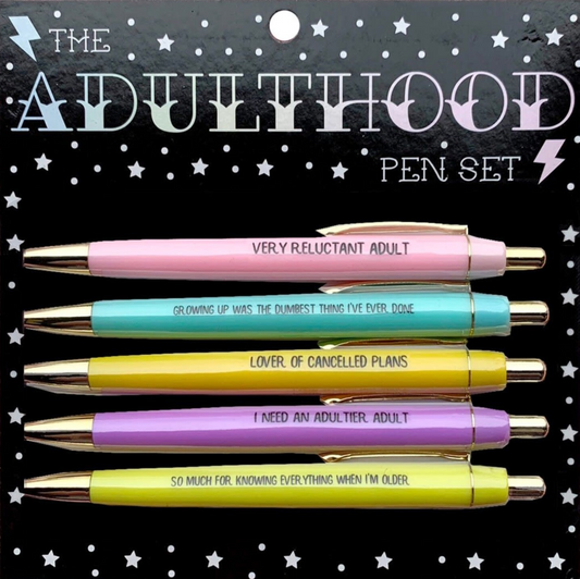 Adulthood Pen Set