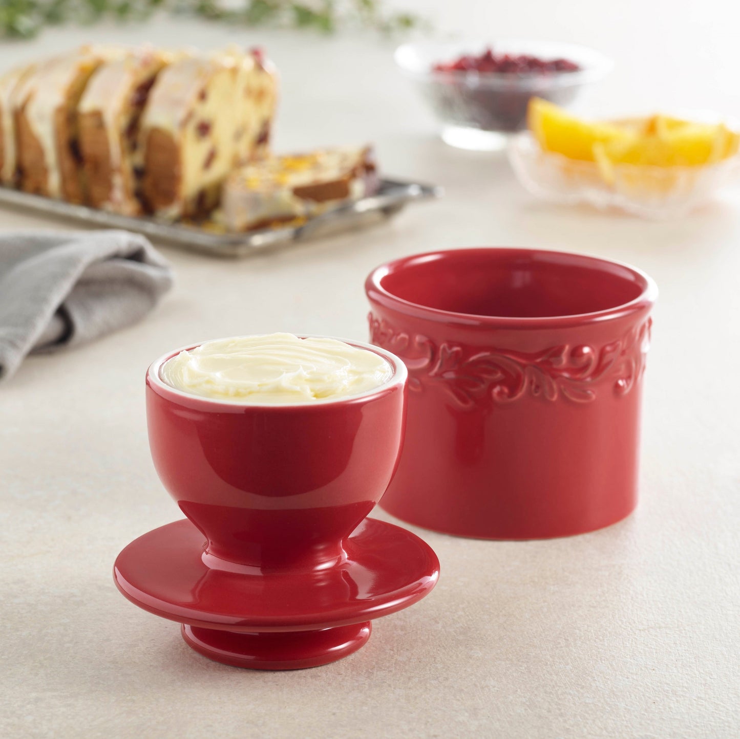 Rouge Antique Butter Bell Crock
