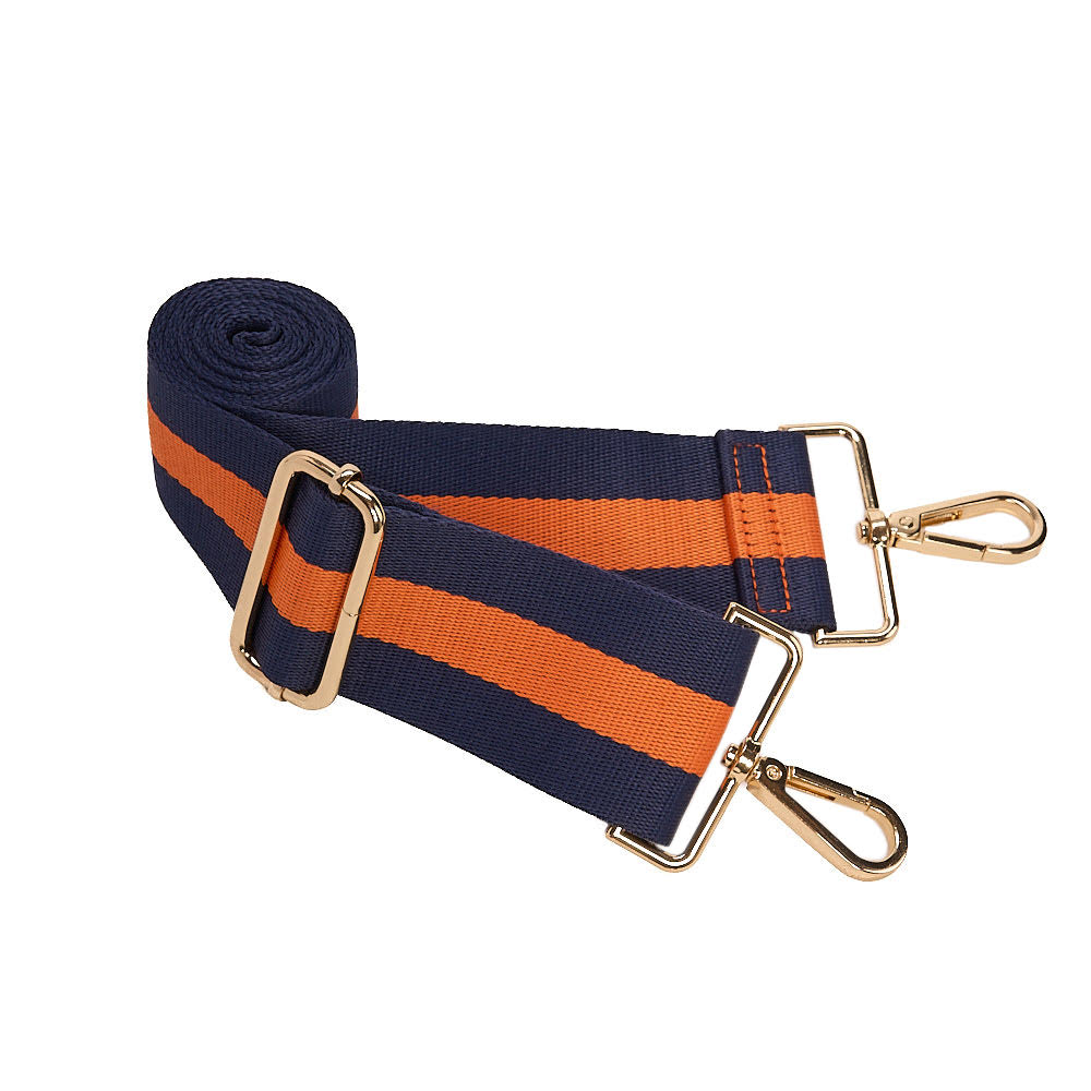 Navy Matte HydroBag® with Navy/Orange Strap
