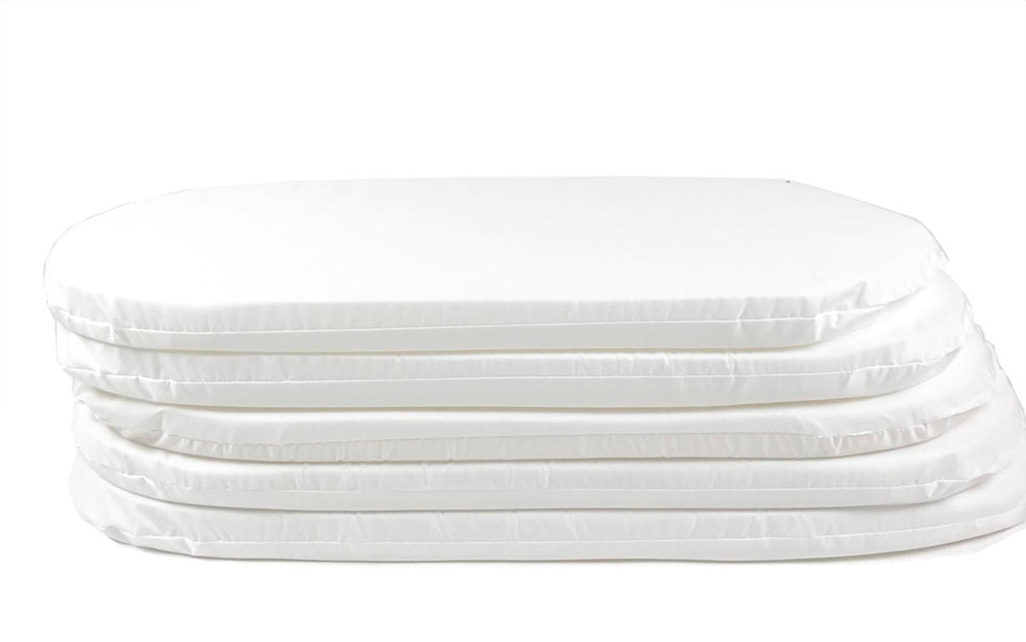 Newborn Covered Foam Mattress Pad – 1.5" Thick, Water‑Resistant, Custom Size & Shape