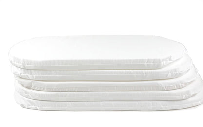 Newborn Covered Foam Mattress Pad – 1.5" Thick, Water‑Resistant, Custom Size & Shape