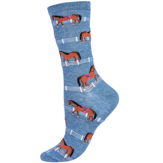 Bamboo Blend Socks - Show Pony
