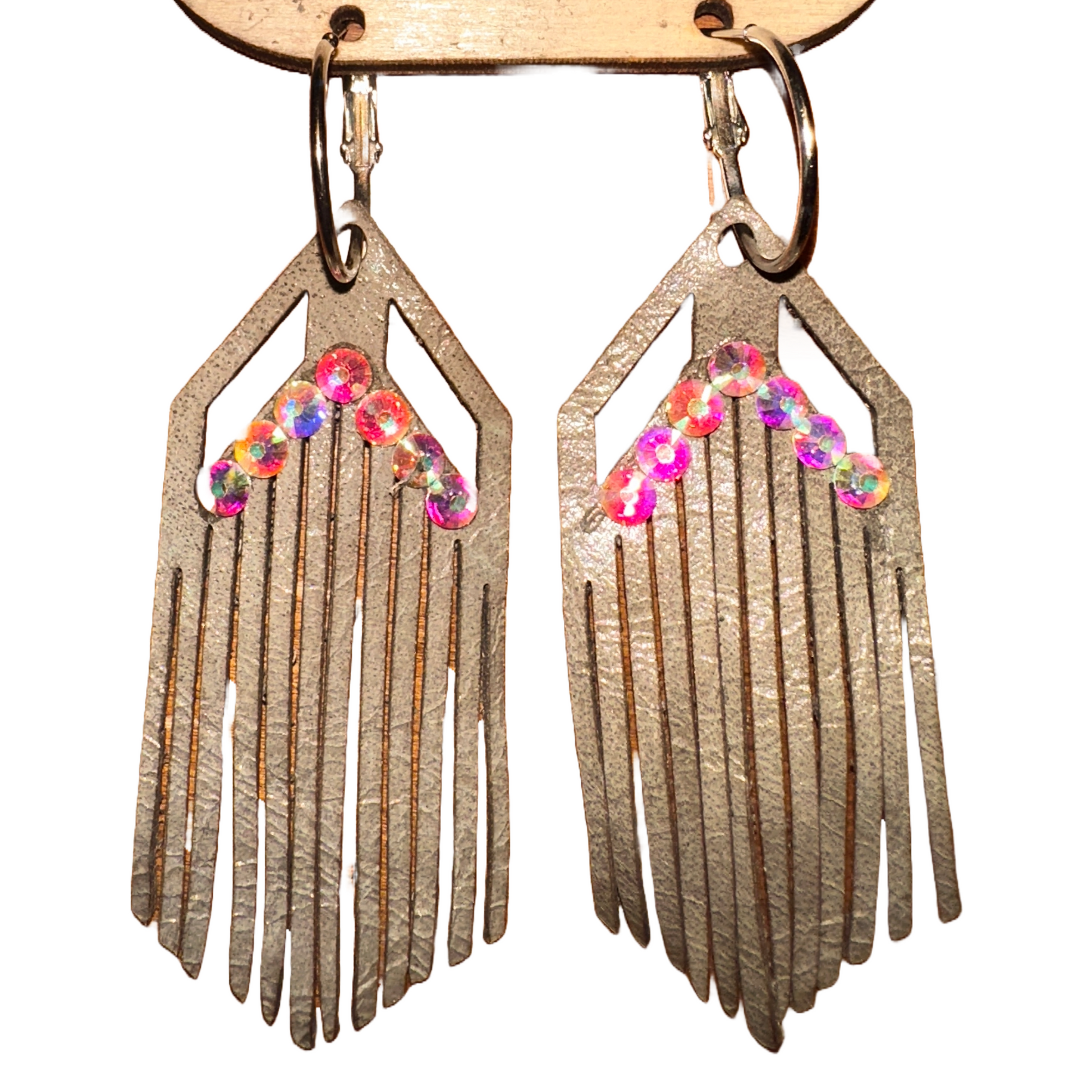 Bohemian Fringe Leather Earrings