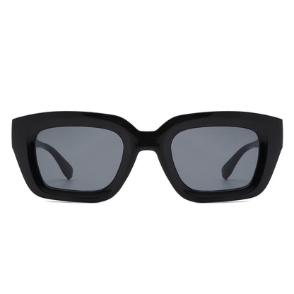 Moonluxe - Classic Retro Square Tinted Fashion Sunglasses