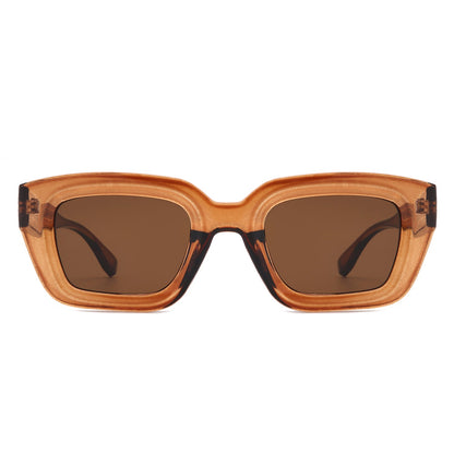 Moonluxe - Classic Retro Square Tinted Fashion Sunglasses