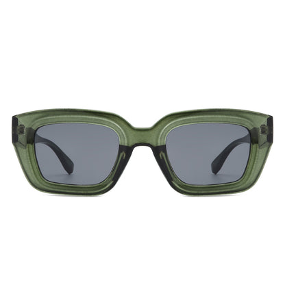 Moonluxe - Classic Retro Square Tinted Fashion Sunglasses