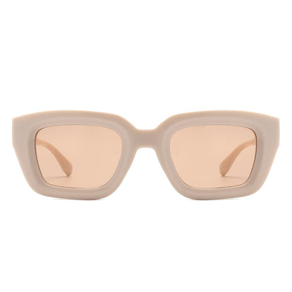 Moonluxe - Classic Retro Square Tinted Fashion Sunglasses