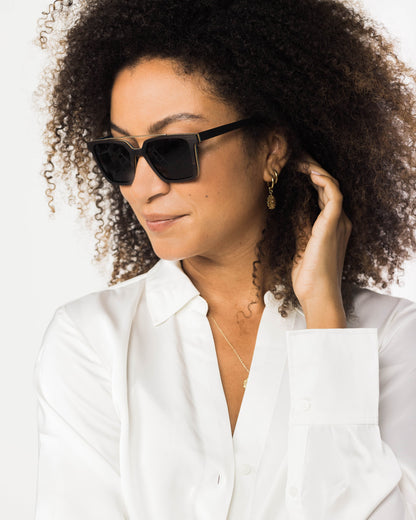 Carrabelle - Wood & Metal Sunglasses