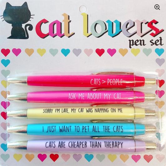 Cat Lovers Pen Set