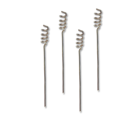 Silver Corkscrew Cocktail Skewers, Picks or Piques Set – Elegant Serve ware for Every Table