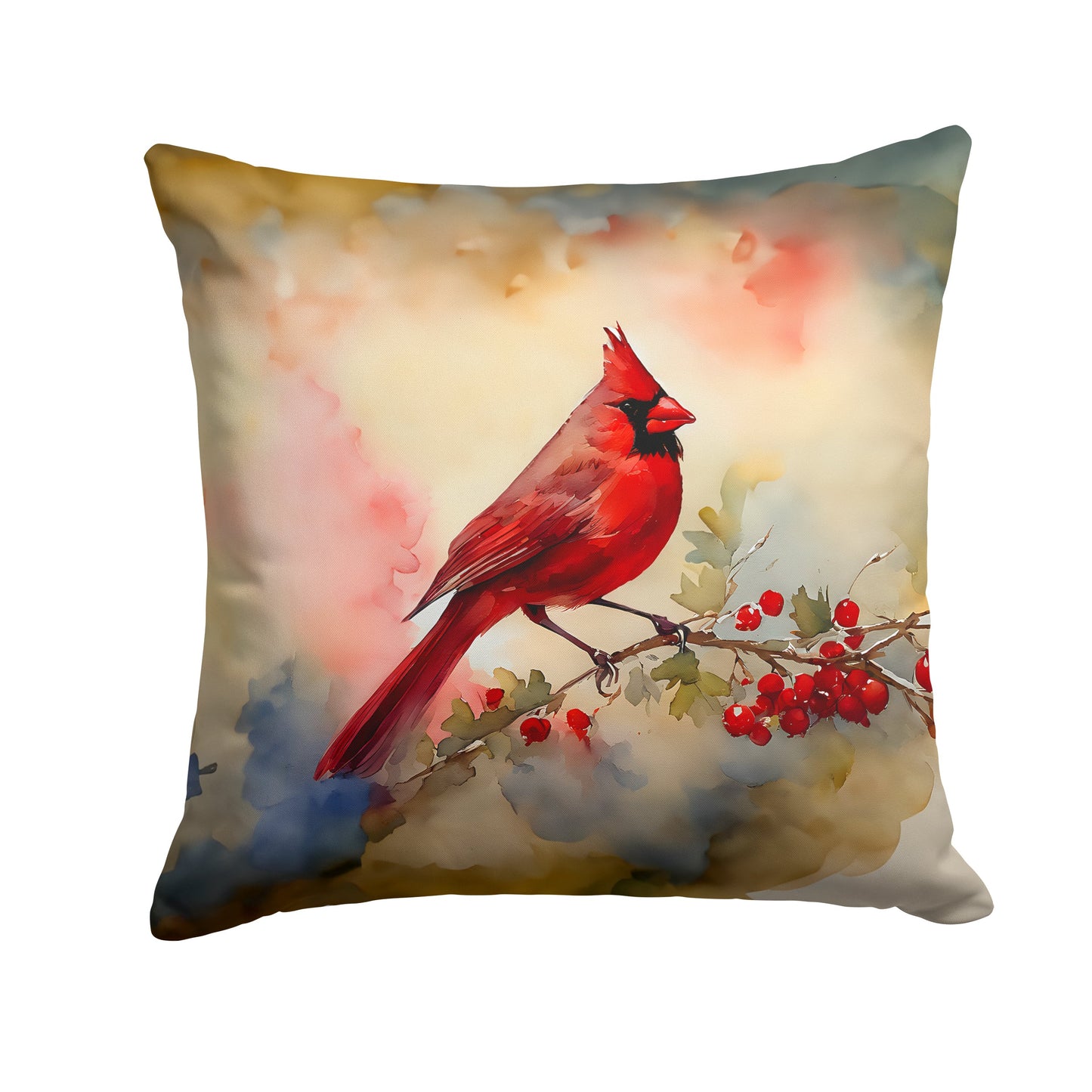 Cardinal Throw Pillow - Hand Made in the USA