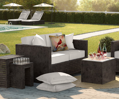 Cardinal Throw Pillow - Hand Made in the USA