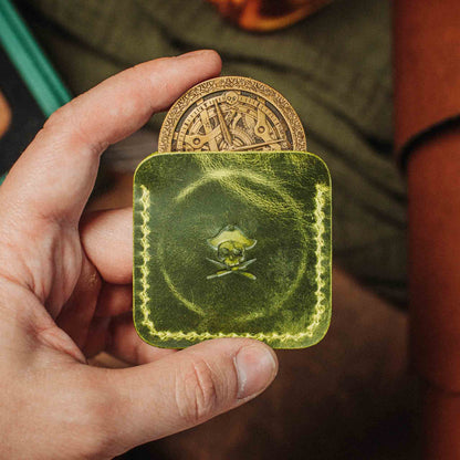 Challenge Coin Holder - Peso Pocket v3 | Leather Coin Case | Handcrafted Leather EDC