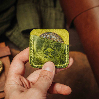 Challenge Coin Holder - Peso Pocket | Coin Case | Handcrafted Leather Military Challenge