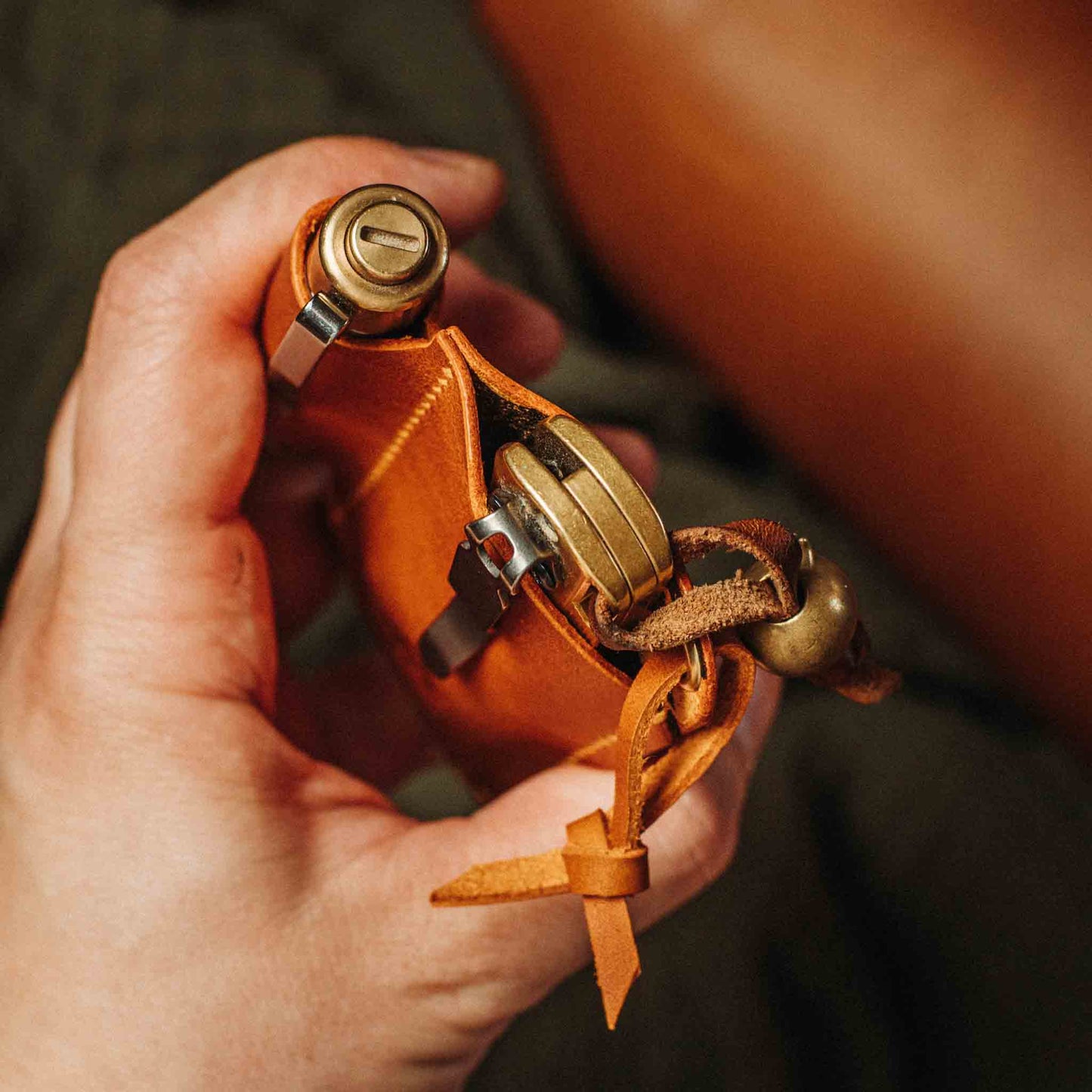 Knife Sheath V3 - Leather EDC | Pocket Knife Holder | Handcrafted