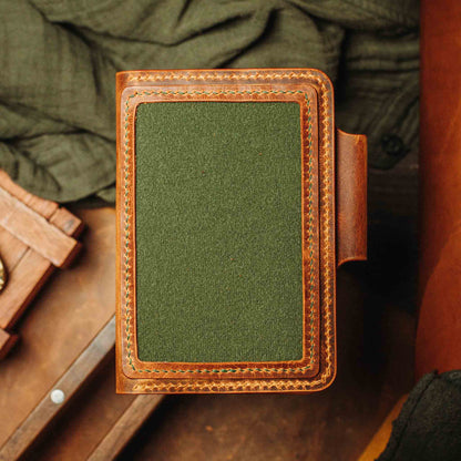 Passport Travel Wallet - Quartermaster v2 | Leather Velcro Organizer | Field Notes Holder | EDC Travel Organizer